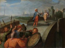 The Peace Negotiations between Julius Civilis and the Roman General Cerialis, 1600-1613. Creator: Otto Van Veen.