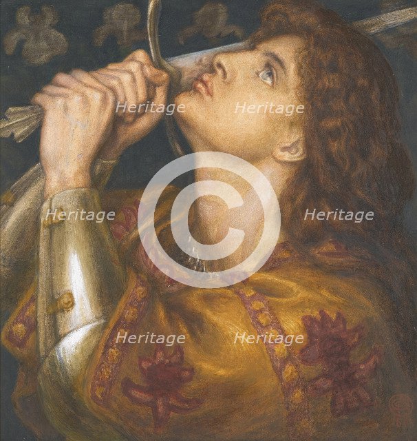 Joan of Arc, 1864. Artist: Rossetti, Dante Gabriel (1828-1882)