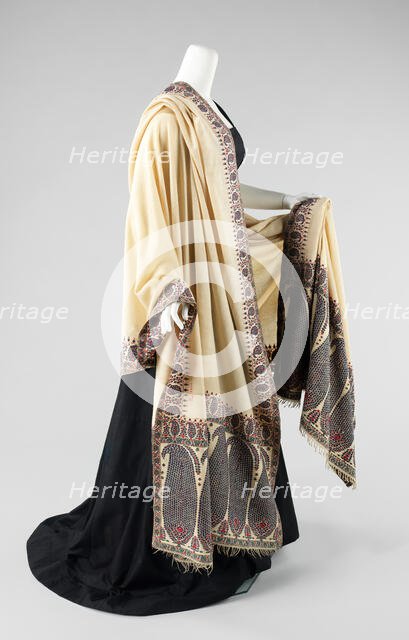 Shawl, Indian, third quarter 19th century. Creator: Unknown.