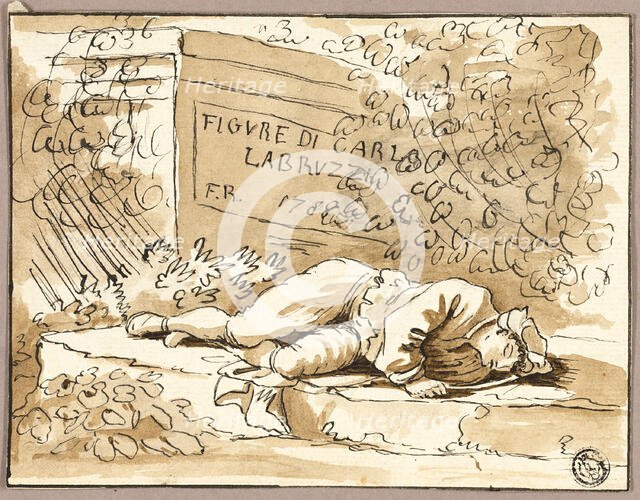 After Frontispiece to 'Figure', c.1788. Creator: Carlo Labruzzi.