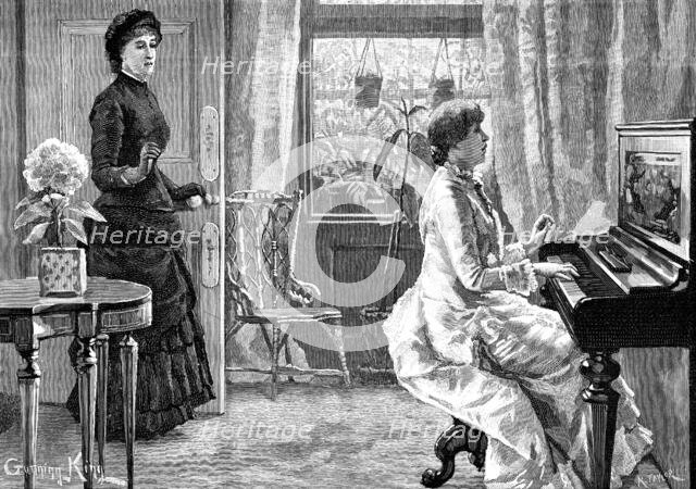 There was a song going on, too, 1883. Creator: R. Taylor.