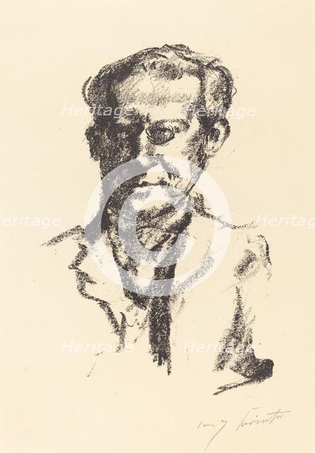 Arno Holz, 1922. Creator: Lovis Corinth.