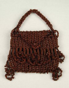 Bag, American, 1830-60. Creator: Unknown.