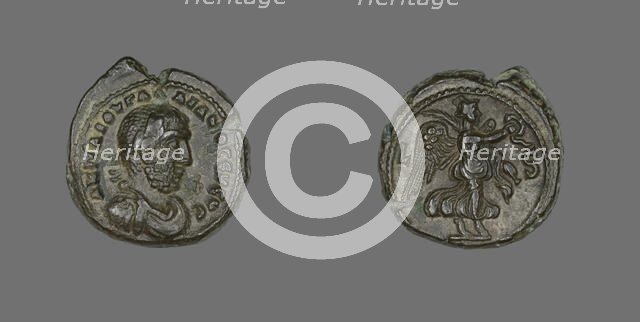 Coin Portraying Emperor Gallienus, 253-260. Creator: Unknown.