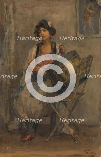 The Lady Drummer, c.1890-c.1910. Creator: Isaac Lazerus Israels.