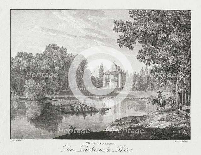 Nieder-oesterreich, Das Lusthaus im Prater. Creator: Jakob Alt (Austrian, 1789-1872).