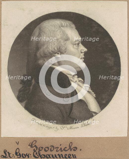 Chauncey Goodrich, 1799. Creator: Charles Balthazar Julien Févret de Saint-Mémin.