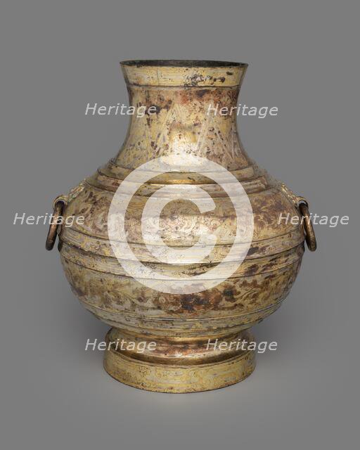 Jar (hu or zhong), Western Han dynasty (206 B.C.-A.D.9). Creator: Unknown.