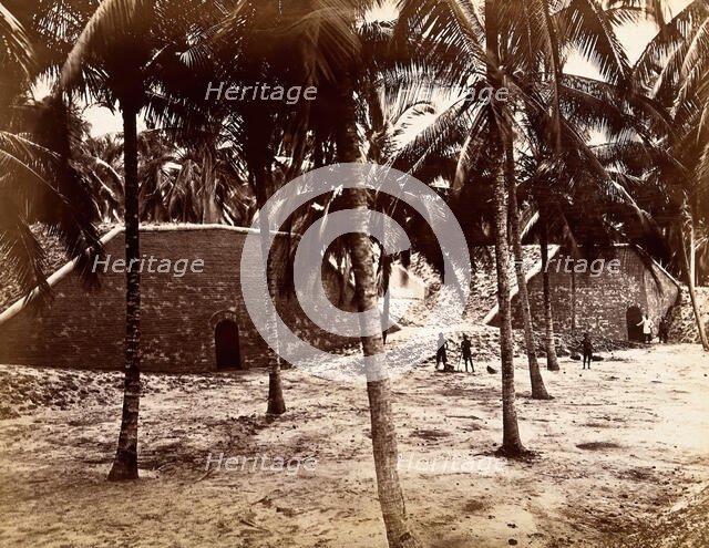 Singapore: a fort at Tanjong Katong, 1880. Creator: John Edmund Taylor.