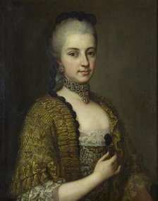 Portrait of Archduchess Maria Christina of Austria (1742-1798), Duchess of Teschen, 1765. Creator: Schmidely, Daniel (1705-1780).