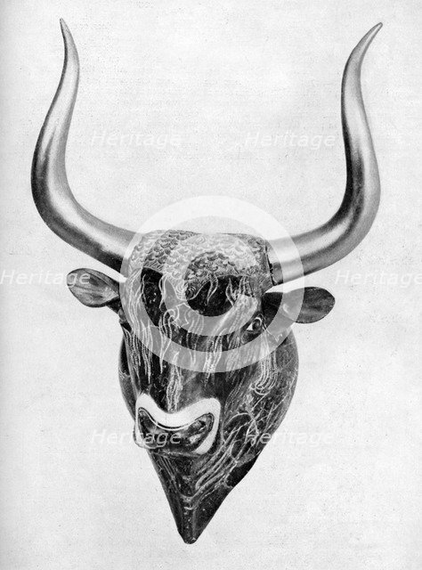 Early Cretan libation vessel, found at Knossos, 1933-1934. Artist: Unknown