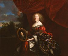 Portrait of Anne Marie Louise d'Orléans (1627-1693), Duchess of Montpensier. Creator: Mignard, Pierre (1612-1695).