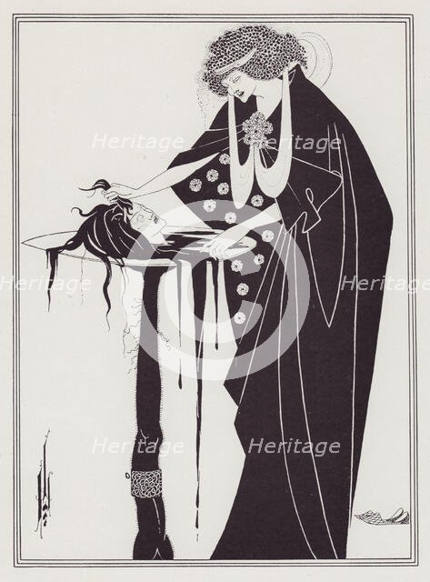 The Dancer's Reward, 1893. Creator: Aubrey Beardsley.