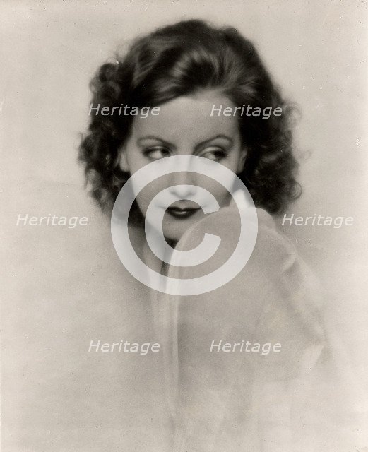 Portrait of Greta Garbo, 1927. Artist: Ball, Russell (1896-1942)