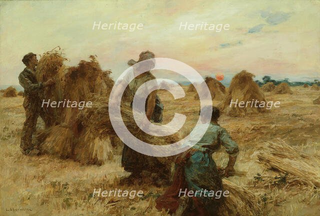 The Harvesters, 1888/89. Creator: Leon-Augustin Lhermitte.