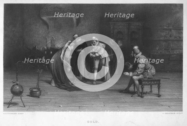 'Gold', late 19th century. Creator: George Greatbach.