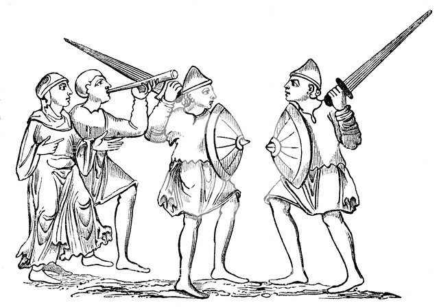 Sword dance, (1833). Artist: Unknown