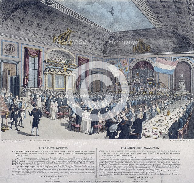 Bishopsgate Street, London, 1814. Artist: R Reeves