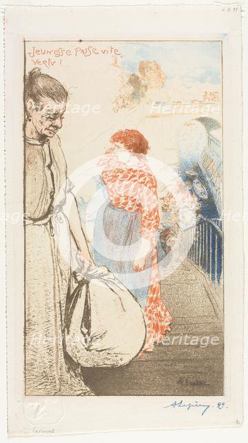 Washerwomen, 1894. Creator: Auguste Louis Lepère (French, 1849-1918).