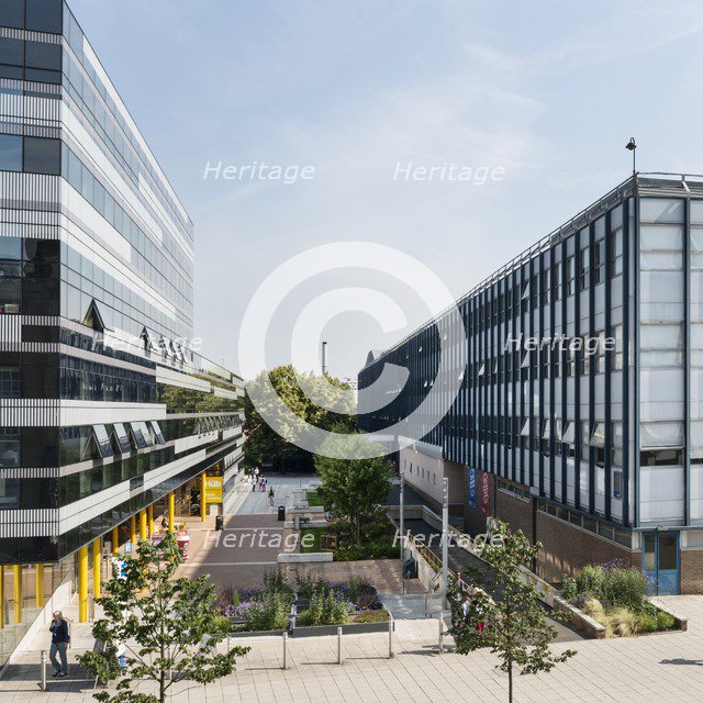 The Hub Student Centre, Coventry University, Jordan Well, Coventry, West Midlands, 2014 Artist: Steven Baker.