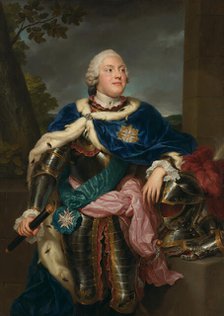 Portrait of Friedrich Christian, Prince of Saxony, 1751. Creator: Anton Raphael Mengs.