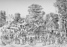 A fete at Horselydown, Southwark, in 1590, 1904. Artist: Unknown.