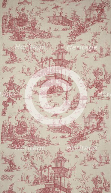 Panel (Furnishing Fabric), Nantes, c. 1786. Creator: Unknown.