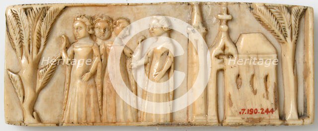 Plaque from Comb, Italian, 14th century. Creator: Unknown.