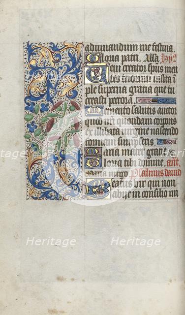 Book of Hours (Use of Rouen): fol. 56v, c. 1470. Creator: Master of the Geneva Latini (French, active Rouen, 1460-80).