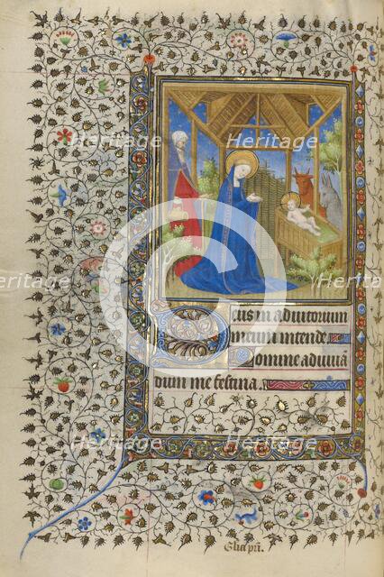 The Nativity; Book of Hours, about 1415-1420. Creators: Boucicaut Master, Workshop of the Boucicaut Master.