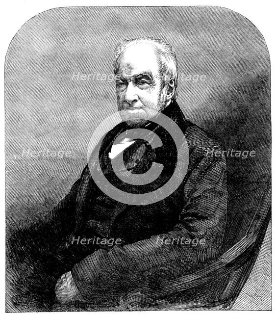 The Late Mr. Robert Brown, Keeper of Botany in the British Museum..., 1858.  Creator: Unknown.