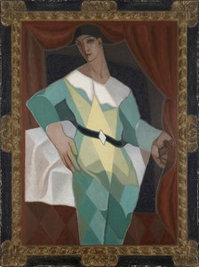 Harlequin, 1925. Creator: Gris, Juan (1887-1927).