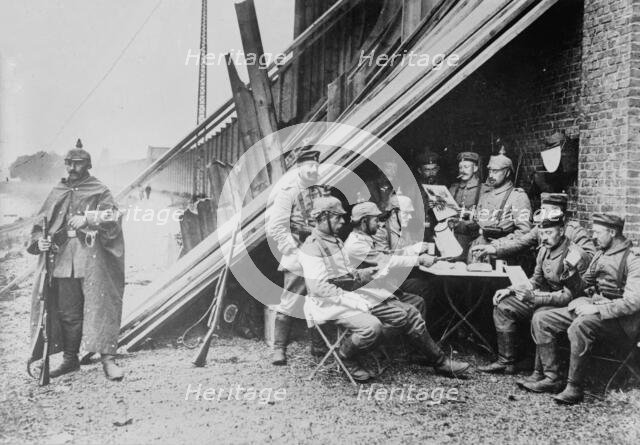 German River patrol, France, between 1914 and c1915. Creator: Bain News Service.