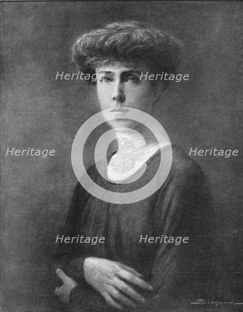 ''Une Reine; Elisabeth, Reine de Belges', 1914. Creator: J Simont.