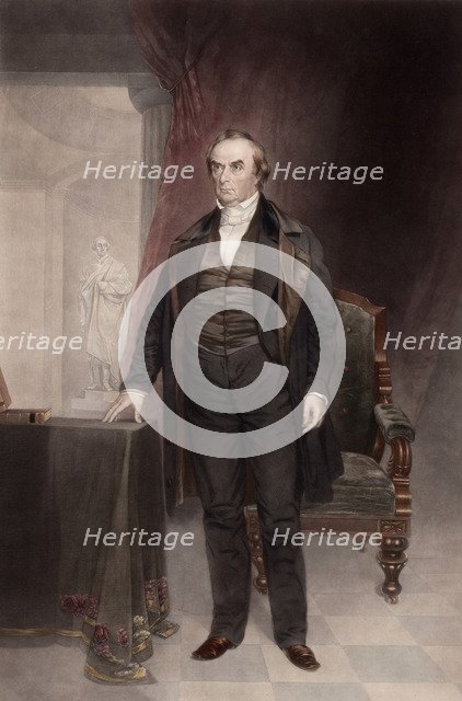 Portrait of Daniel Webster (1782-1852).