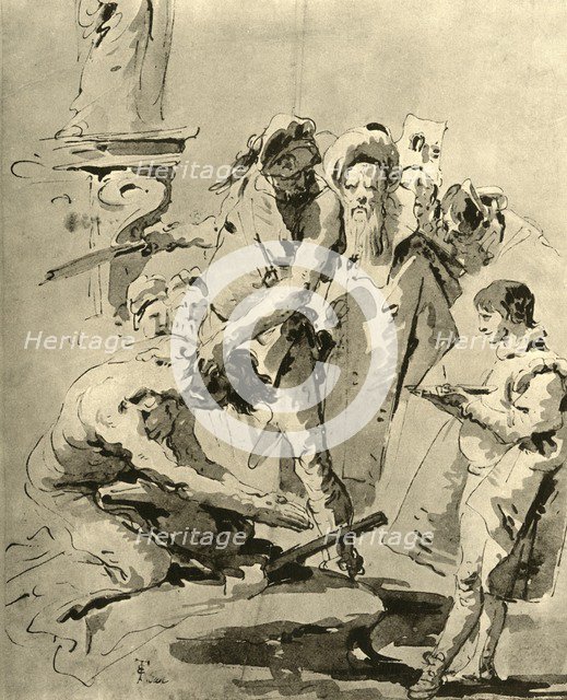 'Beheading of a Saint', mid 18th century, (1928). Artist: Giovanni Battista Tiepolo.