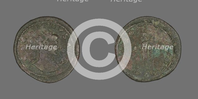 Antoninianus (Coin) Portraying Emperor Gallienus, 260-268. Creator: Unknown.