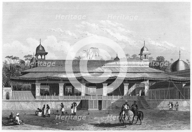 'The Dewas Khan, (Hall of Audience), Delhi', c1860. Artist: Unknown