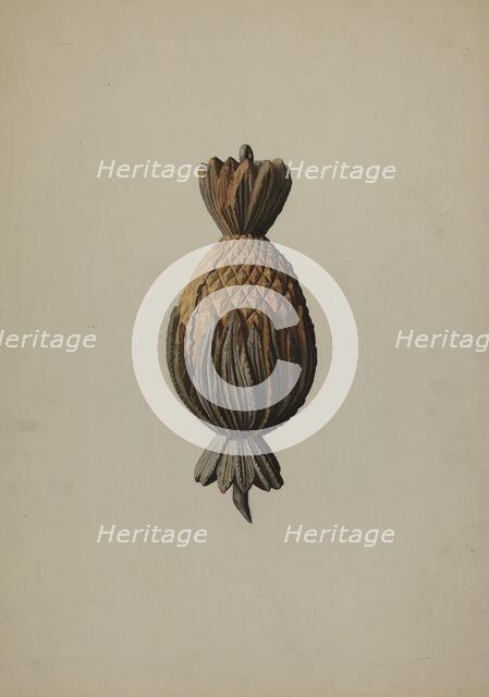 Wood Tradesman's Sign, c. 1941. Creator: Laura Bilodeau.