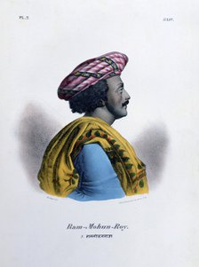Ram Mohan Roy, founder of the Brahmo Samaj, 1828. Artist: Marlet et Cie