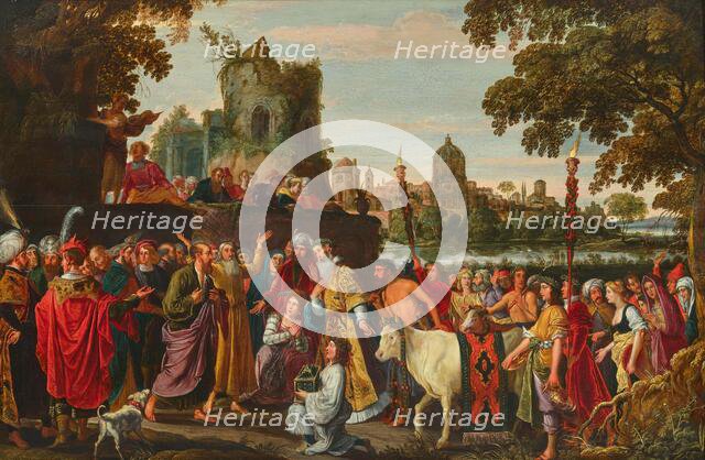 The Apostles Paul and Barnabas in Lystra, First third of 17th century. Creator: Teniers, David, the Elder (1582-1649).