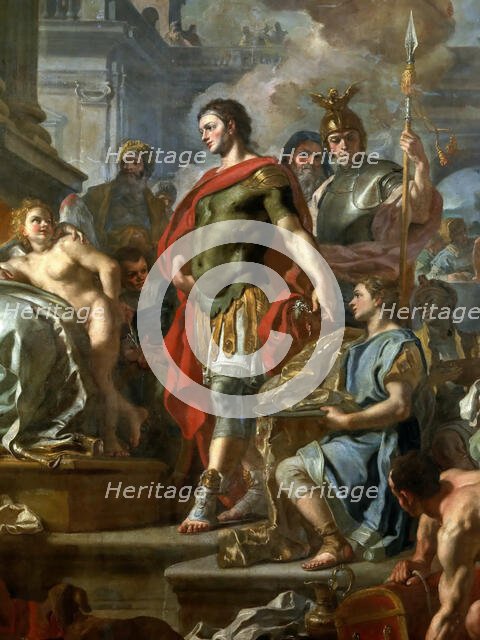 Aeneas and Dido, 1739-1740. Creator: Solimena, Francesco (1657-1747).