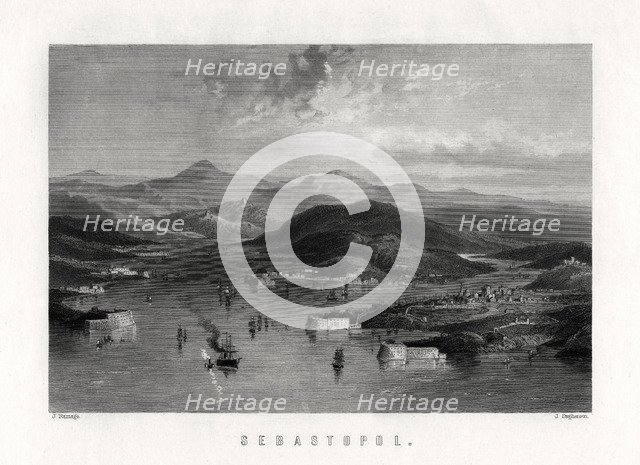 'Sebastopol', Ukraine, 19th century. Artist: J Stephenson