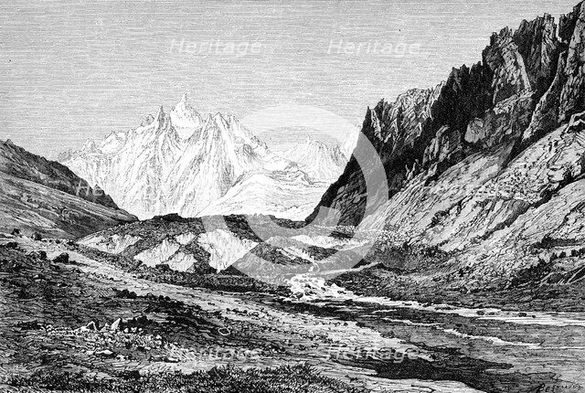 The Shchurovskiy Glacier, Russia, 1895. Artist: Unknown