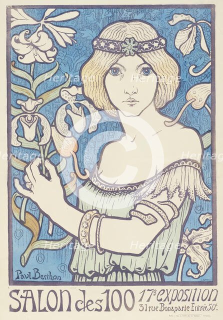 Salon des Cent, 1895. Creator: Paul Berthon.