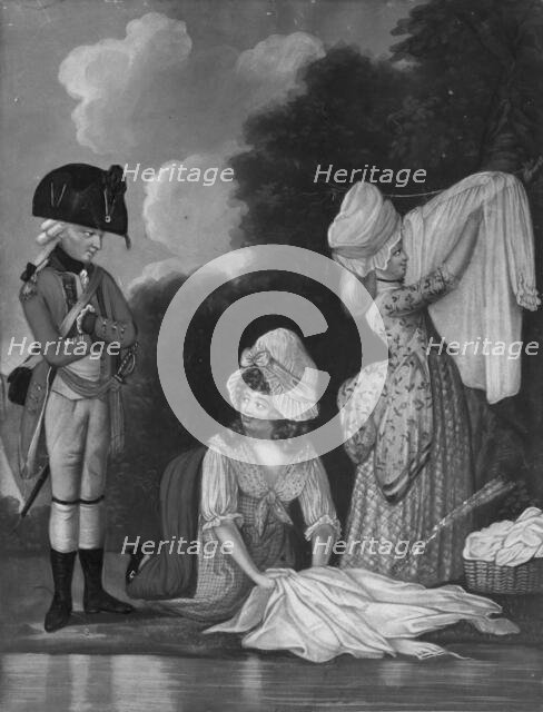 The Camp Laundry, February 14, 1782., February 14, 1782. Creator: Anon.