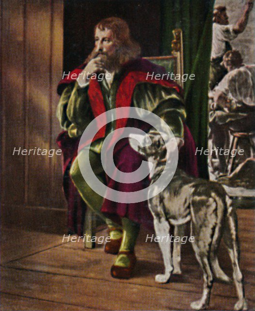 'Albrecht Dürer 1471-1528. - Gemälde von Gros', 1934. Creator: Unknown.