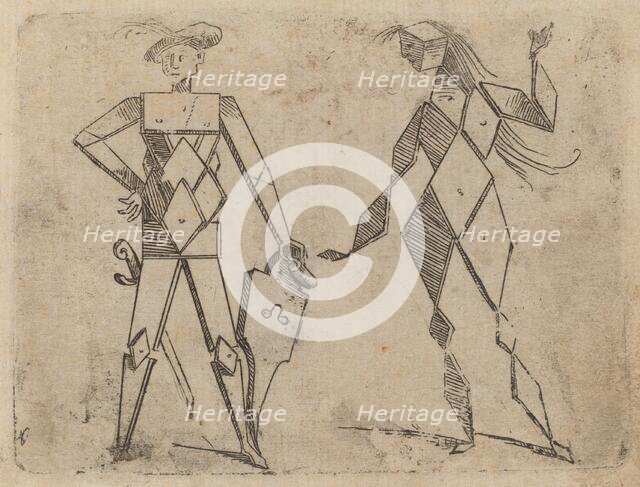 From "Bizzarie di varie Figure", 1624. Creator: Giovanni Battista Bracelli.