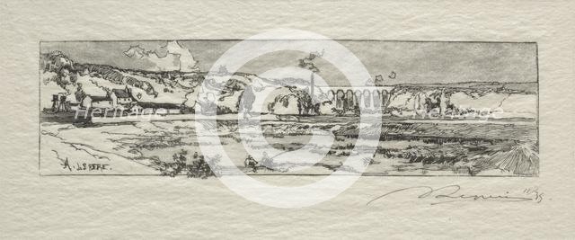 Etang dIssy les Moulineaux. Creator: Auguste Louis Lepère (French, 1849-1918).