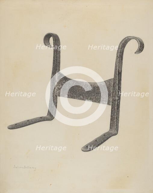 Foot Scraper, c. 1940. Creator: Julius Bellamy.